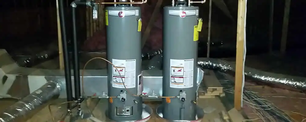 Tankless water heater installation for home hot water in Highland Park, IL